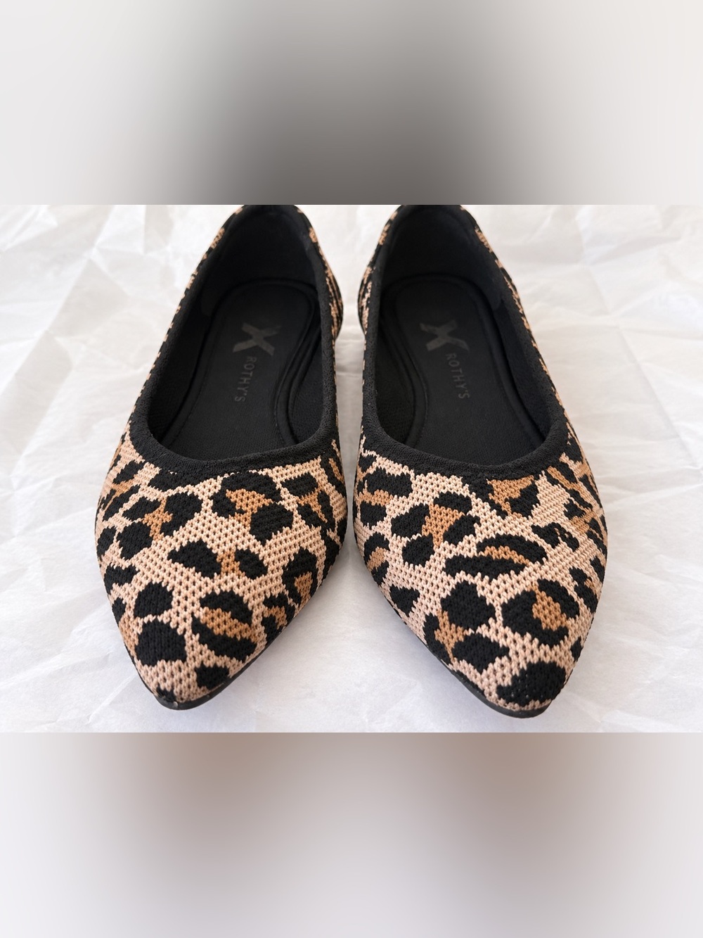 Anne Klein Sport Leopard Print Ballet Flats Women’s Size 8